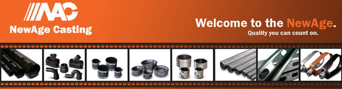 NewAge Casting, quality cast iron piping and fixtures