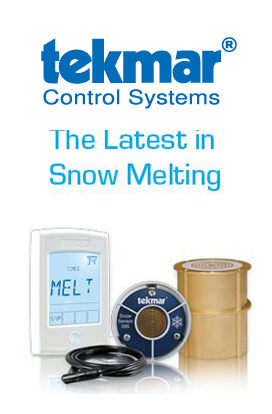 tekmar Control Systems has the latest in snow melting technology.